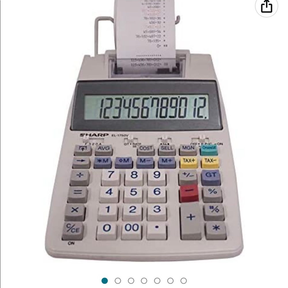 2x20$ Sharp receipt printer